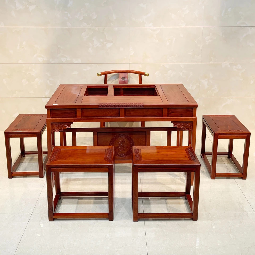 花梨木小茶台红木小型茶桌阳台泡茶台