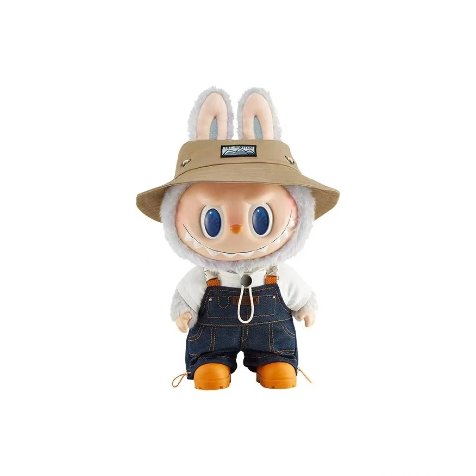 【小野潮玩】拉布布 labubu 春天野在家系列大号 糖胶毛绒公仔挂件