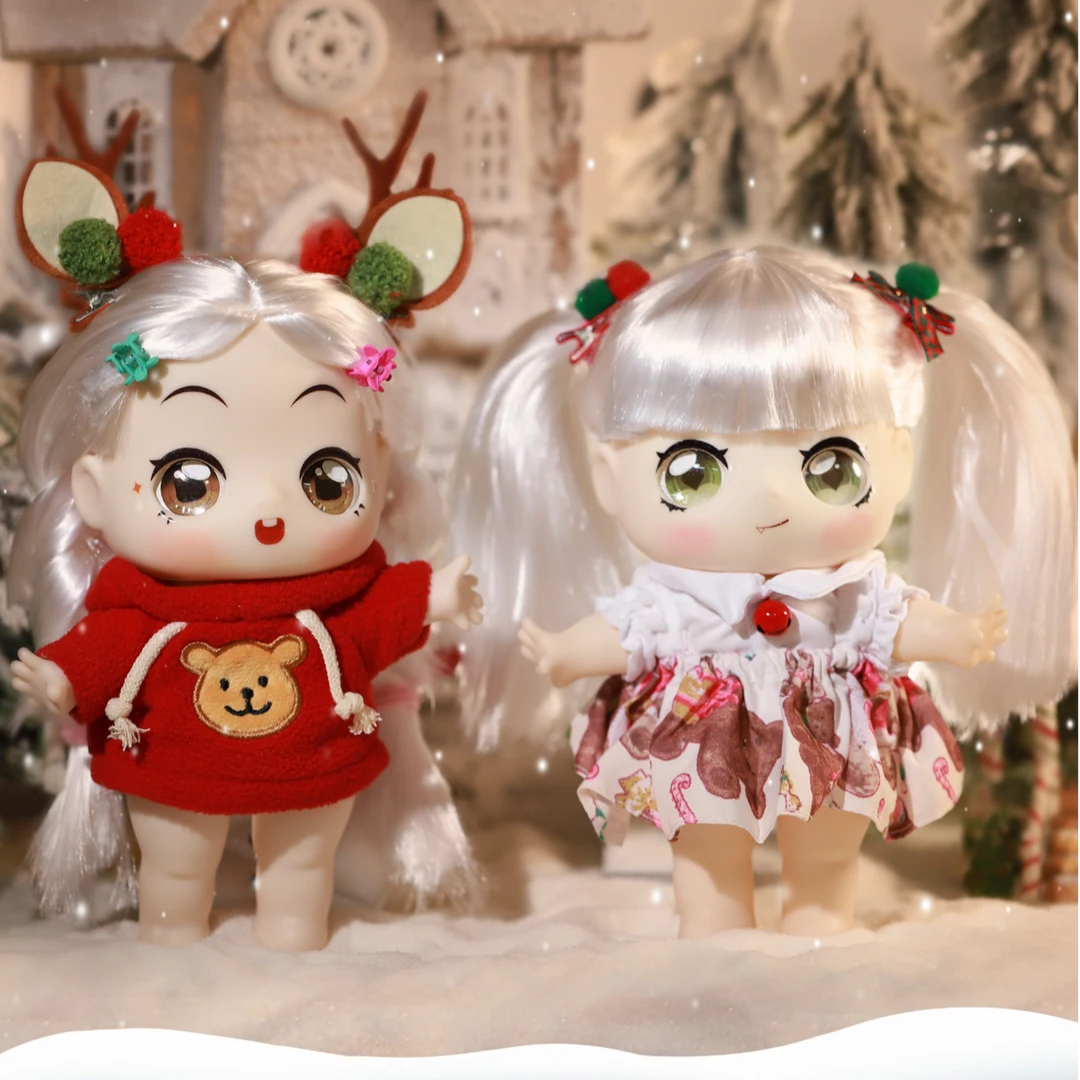 春季限定棉花糖娃娃女孩生日礼换装洋娃娃diy化妆儿童手工玩具