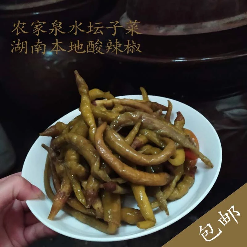 湖南特产坛香酸辣椒
