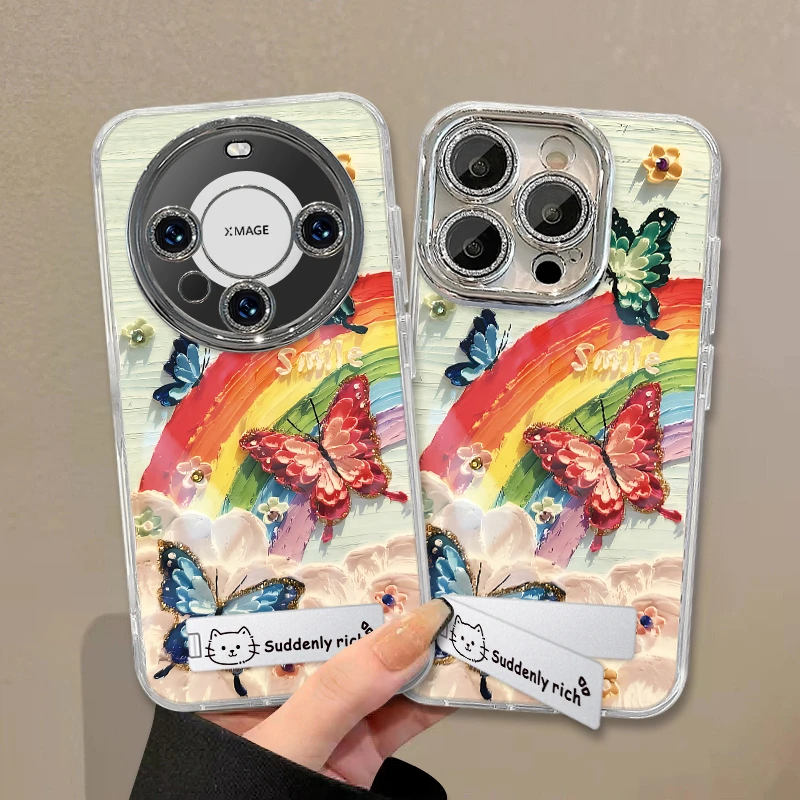 镜头全包【彩虹蝴蝶】华为荣耀/苹果/小米/红米/OPPO/vivo/一加/