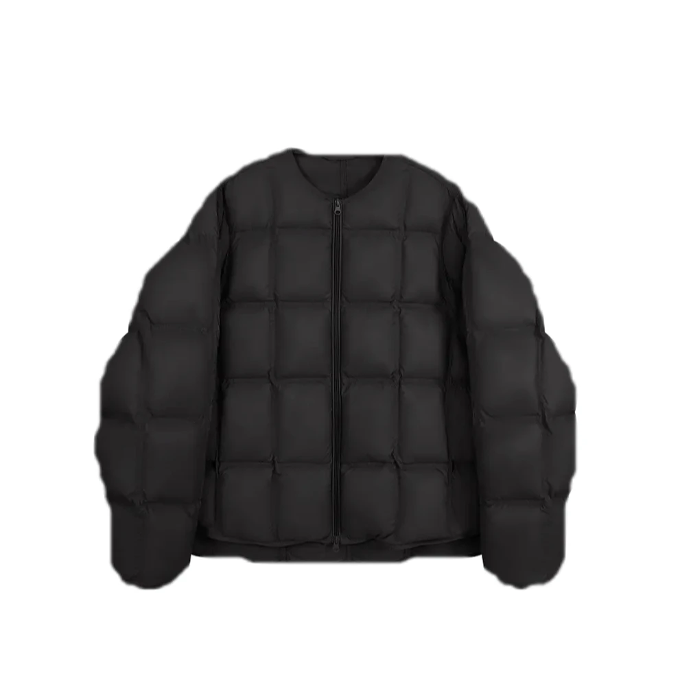 品质保证 温暖拥抱 新款纯色蓬蓬羽绒服