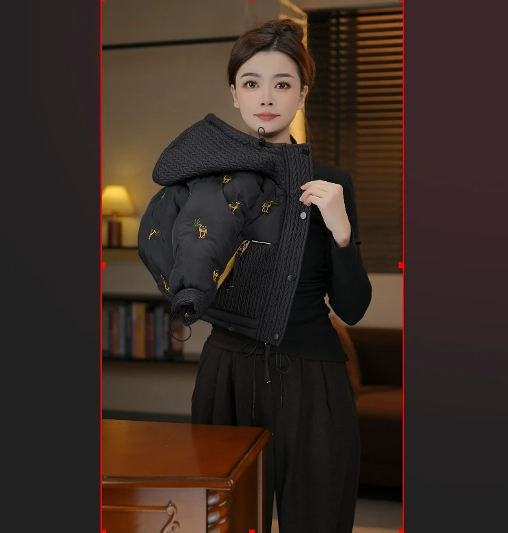 2024新款设计师时尚韩版洋气百搭冬季复古保暖儿童羽绒服22636