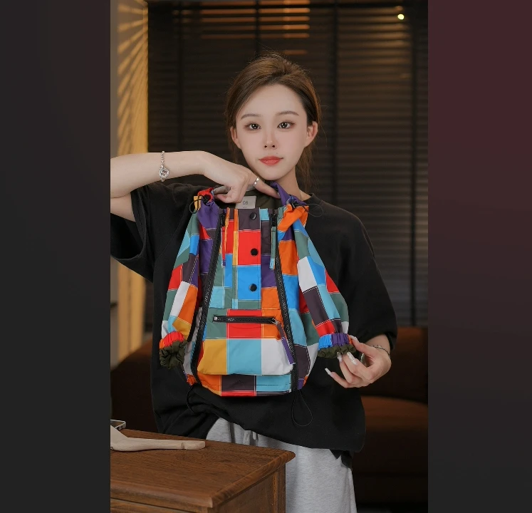 2025纯季新品运动风潮流开衫防晒休闲长袖男女宝韩版外套22151