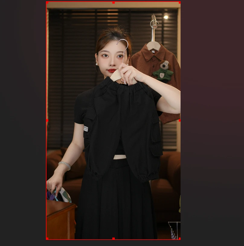 2024秋季新品工装风裤子休闲复古韩版收脚裤宽松百搭长裤26031