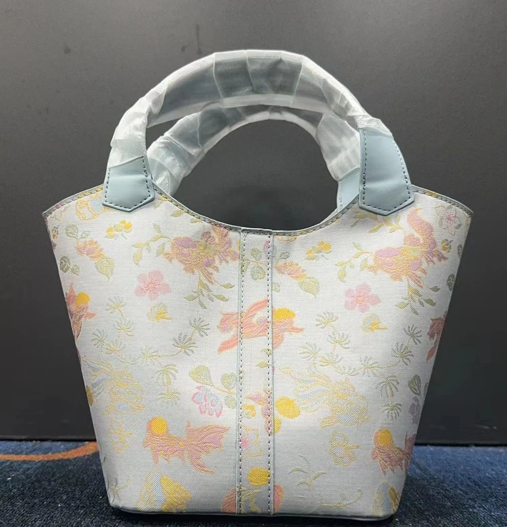 GZ 【金玉满堂菜篮子】花位随机时尚气质国风手拿斜跨女包294