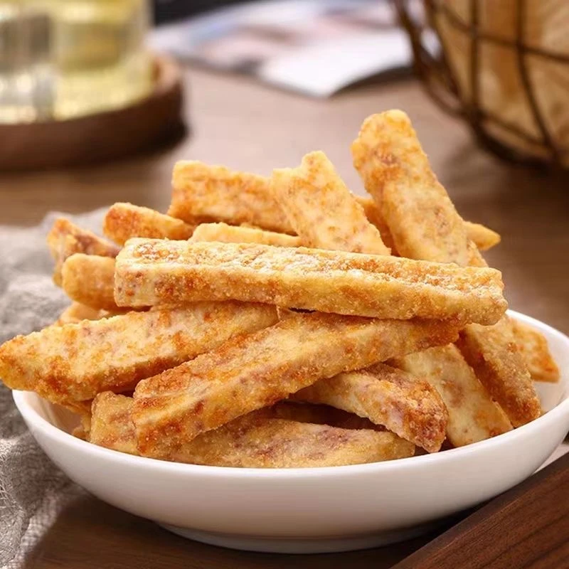 芋头条荔浦香葱咸蛋黄海苔蟹黄休闲小吃香芋条非油炸网红零食