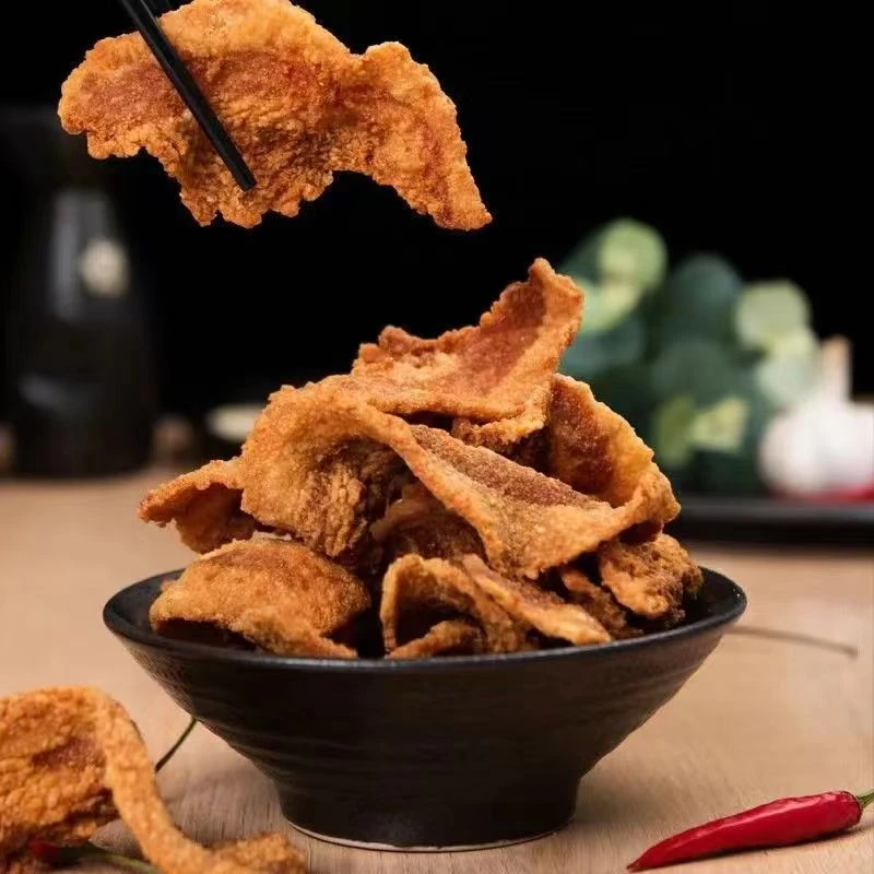 香酥猪油渣零食网红小吃脆皮五花肉香辣味猪肉脯干肉食类油炸食品