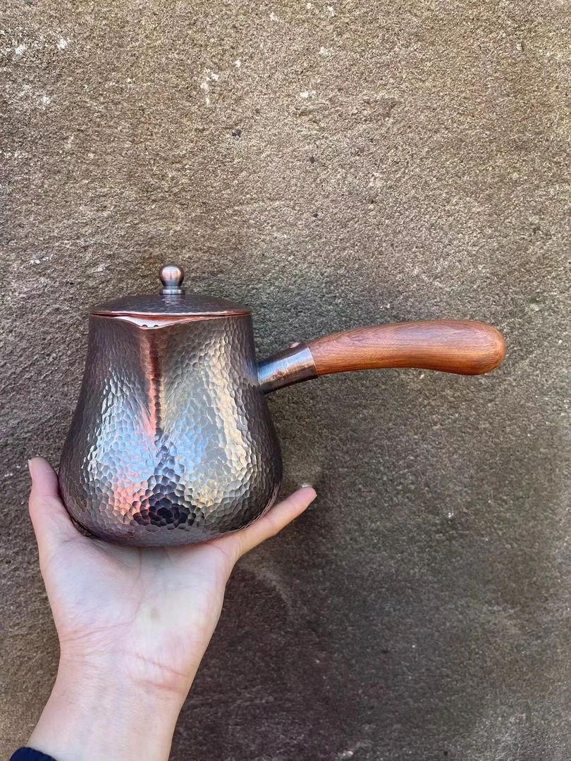 900毫升紫铜烧水壶紫铜煮茶壶2毫米特厚手工