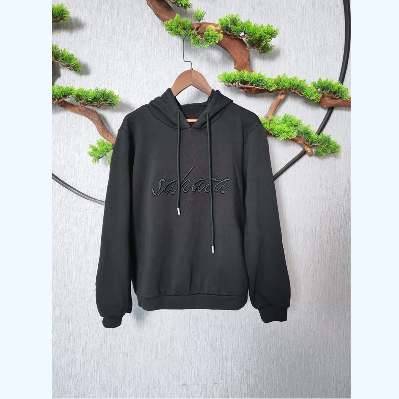 【千奈莉】匹马棉休闲百搭时尚连帽卫衣