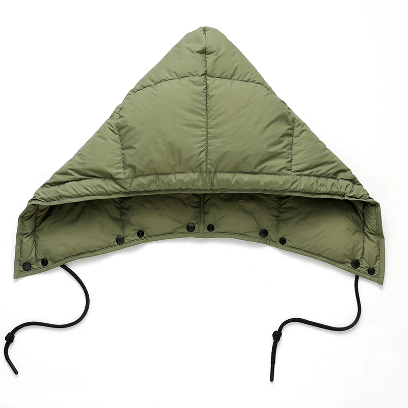 新款鹅绒帽子户外加厚防风保暖冬季防寒运动时尚休闲抽绳包头帽