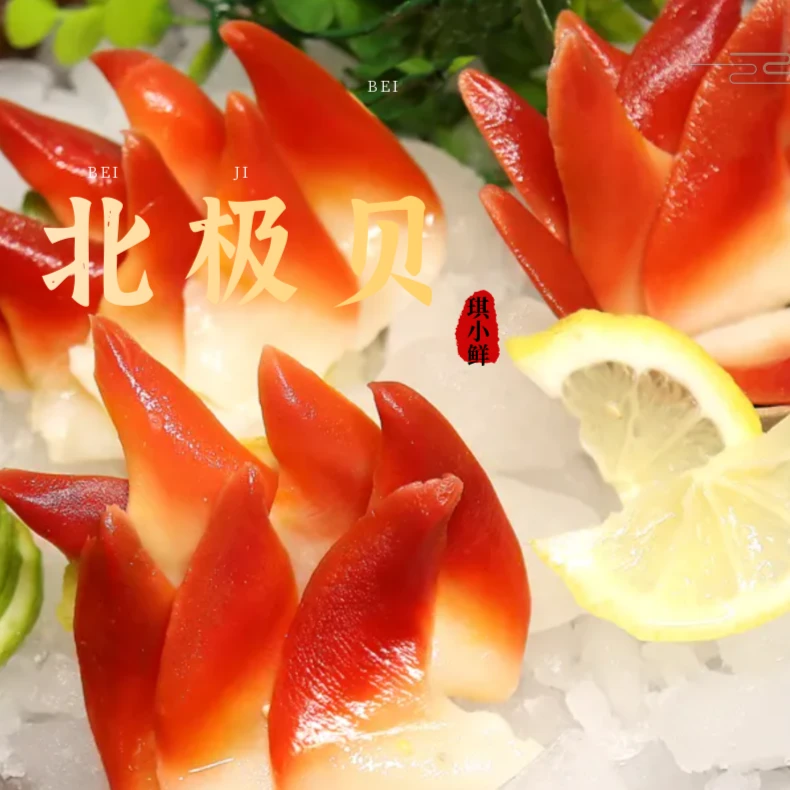 琪小鲜北极贝 刺身 切片 超大300g （100g*3包）