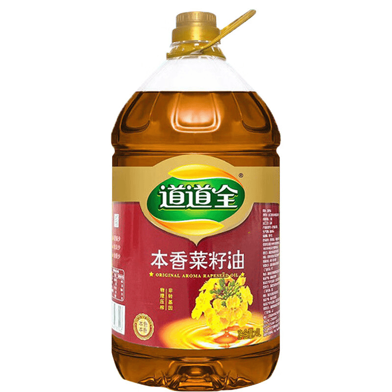 道道全本香菜籽油4L