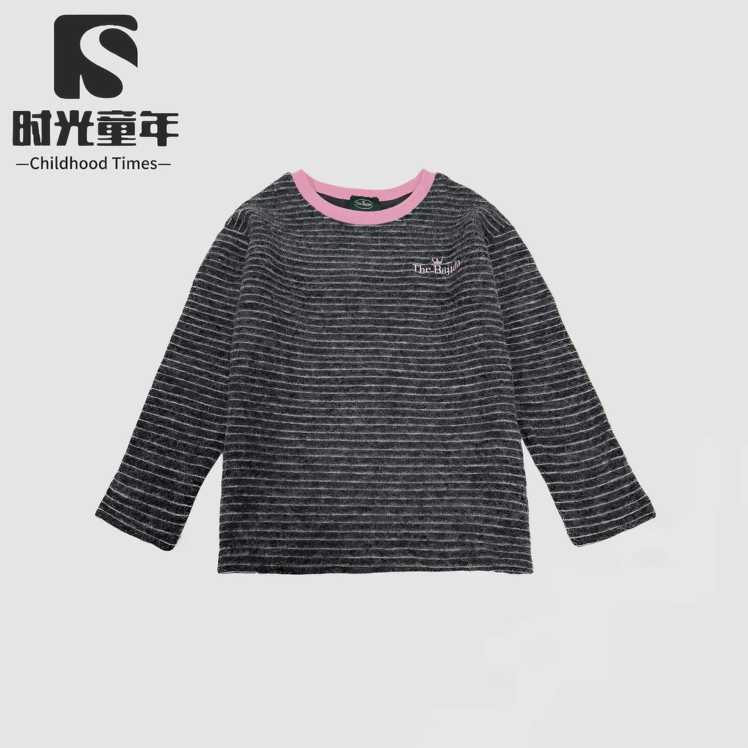 肉肉家【实力圈粉】发热毛衣中大童男女同款