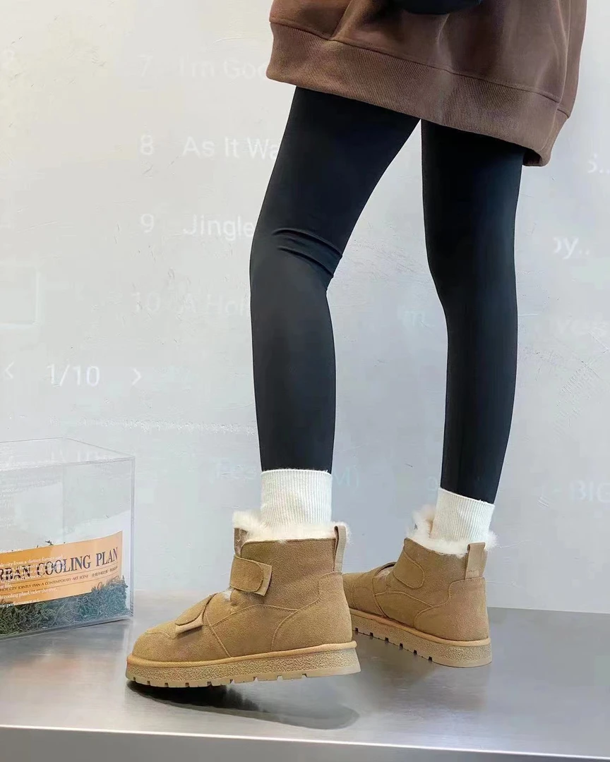 1067雪地靴时尚加绒百搭加厚保暖冬季