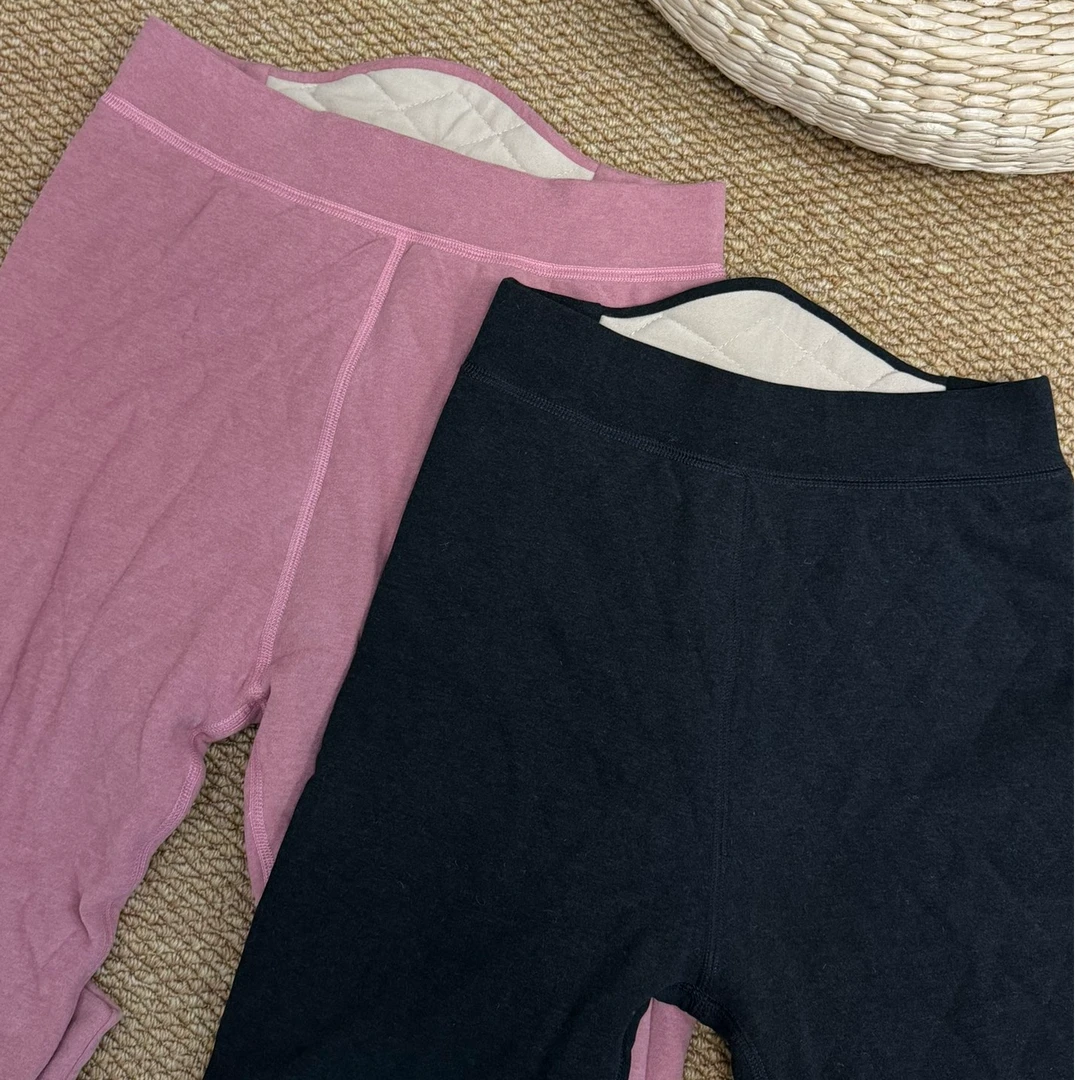 保暖的裤 女裤：黑灰色 粉色 男裤：碳灰色