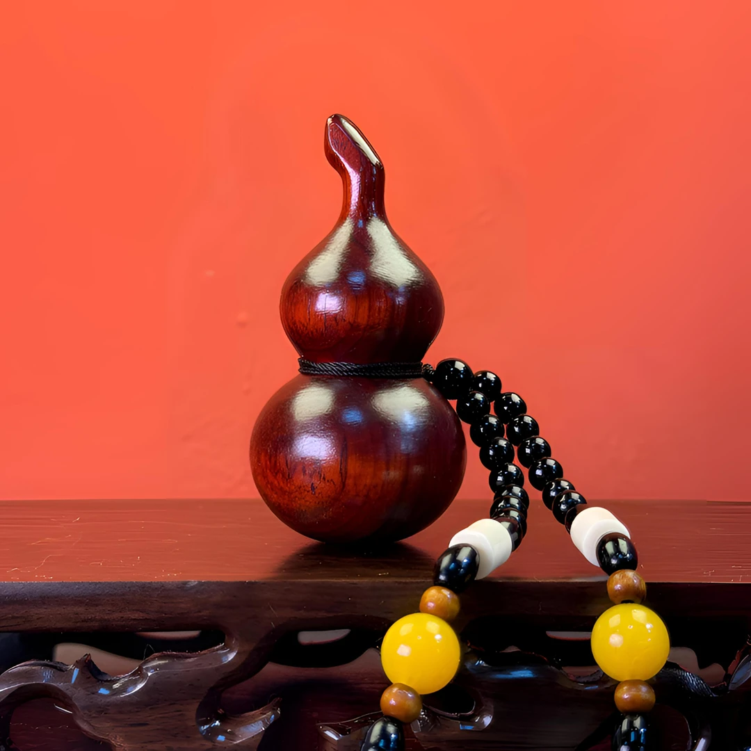 葫芦（福禄 ）小叶紫檀 手把件1