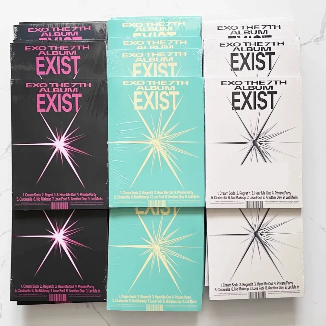现货包邮 EXO新专辑 正规七辑 EXIST 官方正版边伯贤小卡K4特典