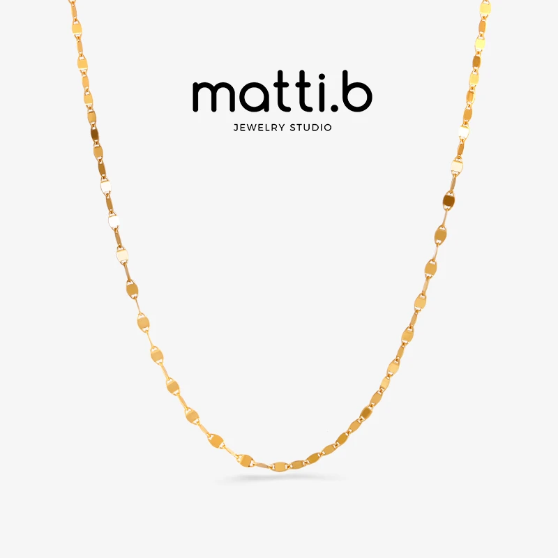 链子925银 简约素链百搭时尚气质轻奢叠戴小众锁骨链女项链可调节