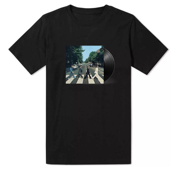 the Beatles披头士摇滚T恤 约翰列侬 夏季专辑封面男女款短袖t恤