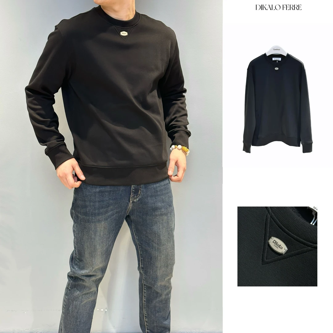 281 迪卡里奥·费雷/24秋冬新款男士定制云感棉反面拉毛休闲卫衣