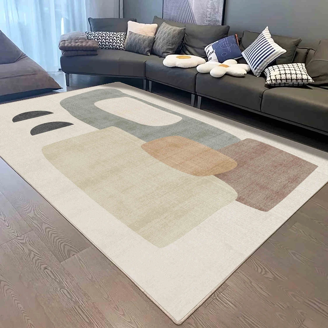 欧式地毯客厅新款轻奢高级感沙发茶几地垫家用免洗可擦防滑床边毯