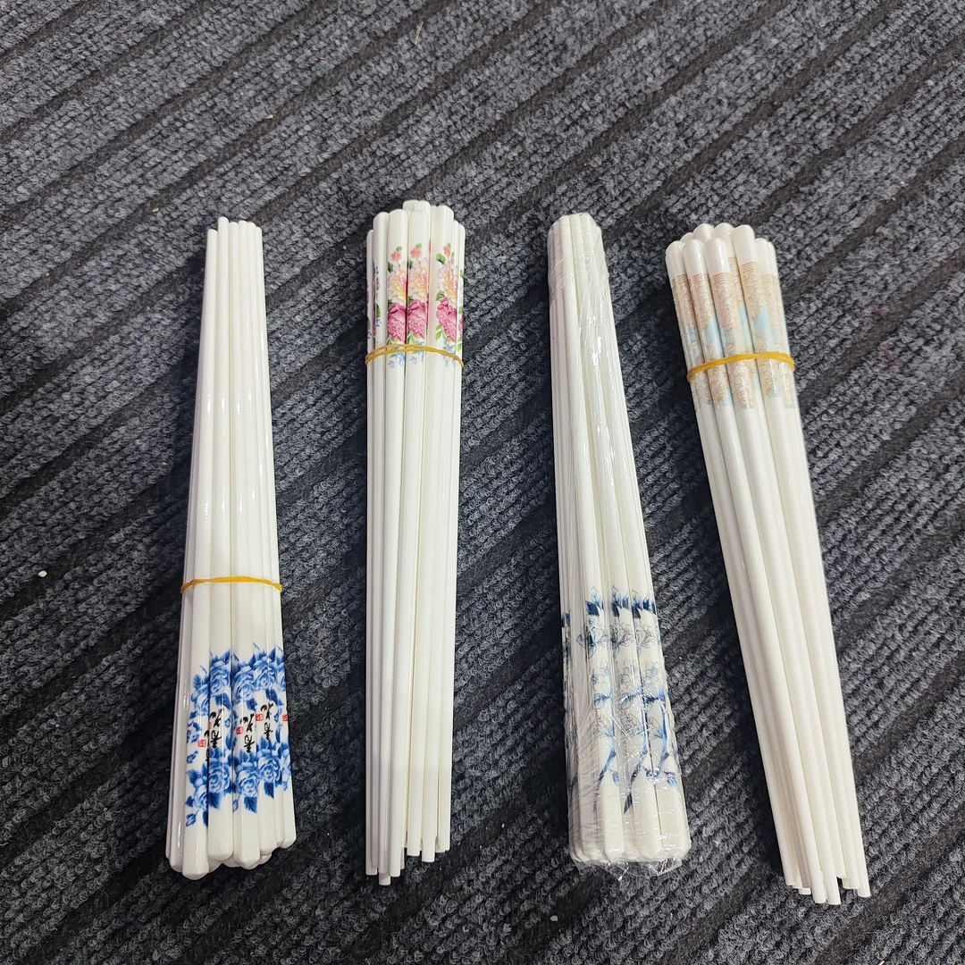 景德镇陶瓷10双筷子（花型随机发一件）