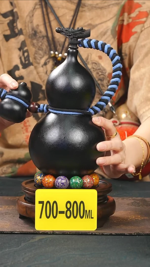 【闪购商品】XA263大漆酒葫芦不包手串及旋转底座
