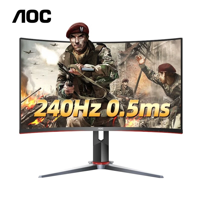 AOC 显示器 27英寸 240Hz  升降旋转  电竞显示屏 经典款 C27G2Z