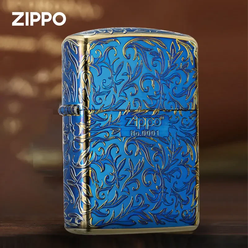 ZIPPO打火机原装日版LCO-0355唐草之Zippo在我心男士送礼TC9902XJ