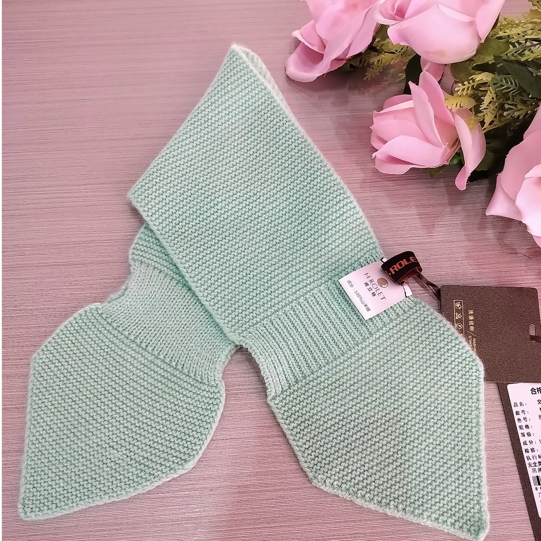 绒戎爱意   霞霞推荐！交叉扣针织小围巾