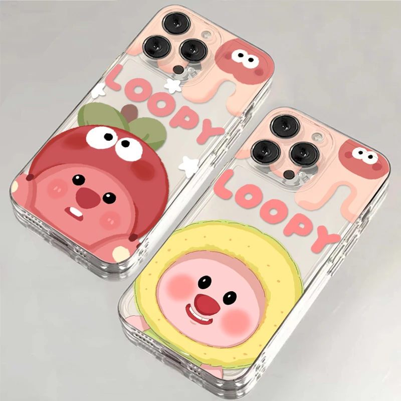 趣味卡通loopy苹果14promax手机壳iPhone15可爱13/11闺蜜12/XS软