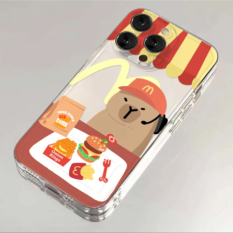 苹果oppo华为vivo小米前台卡皮巴拉iPhone14手机壳15/13 11卡通12