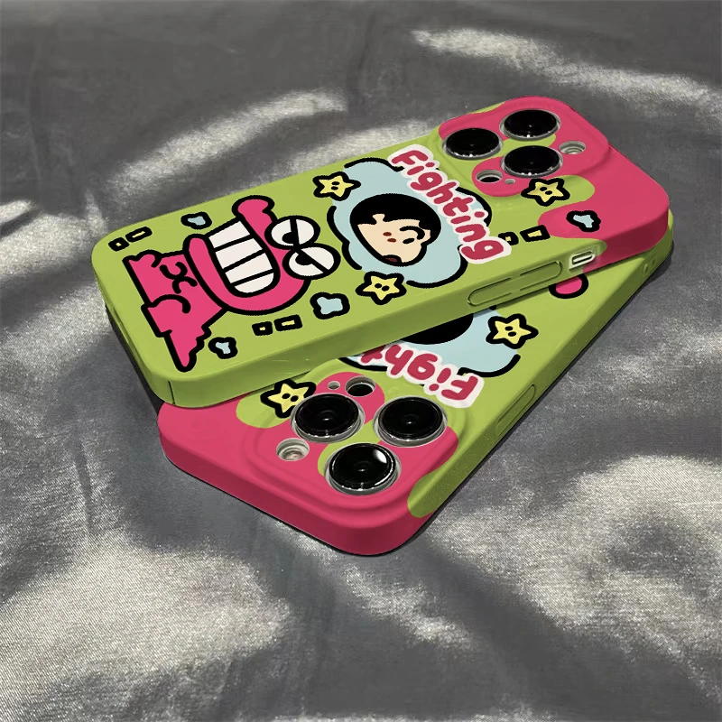 苹果/华为/oppo/vivo/小米卡通小新iPhone14手机壳11/13趣味12硬