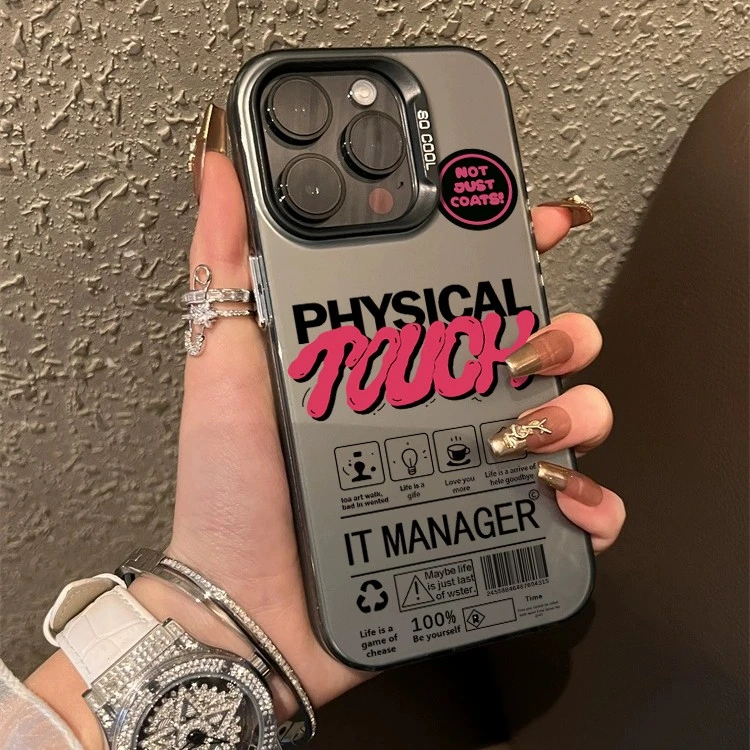 小众潮牌英文iPhone14苹果13promax手机壳11高级12网红XS创意XR女