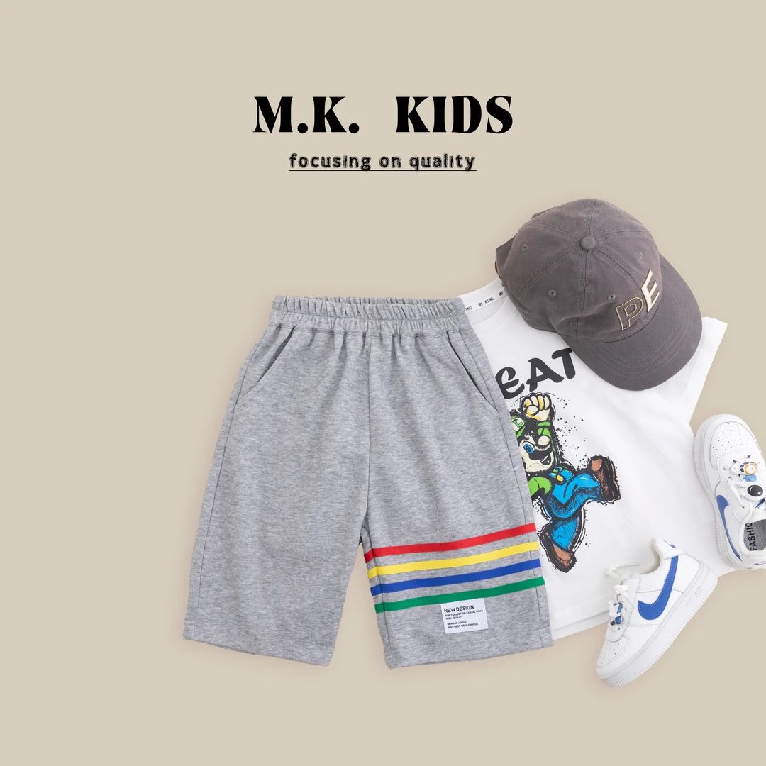 现货MK品牌儿童夏款六分裤CA80157