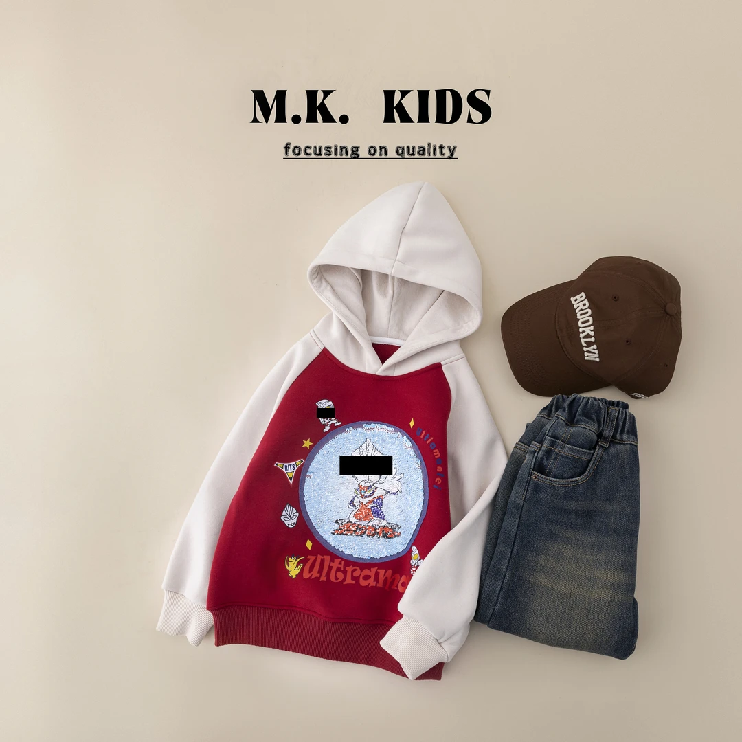 MK品牌儿童冬款加绒卫衣DA70130