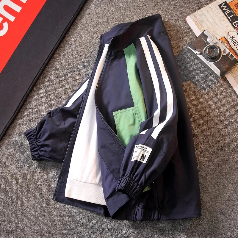 儿童装男童春装外套春秋款2025新款中大童春季男孩夹克帅气炸街潮