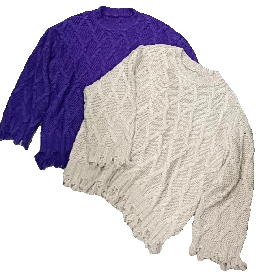 娟姐推荐  022226733  秋冬新款 慵懒休闲风纯色针织圆领套头衫