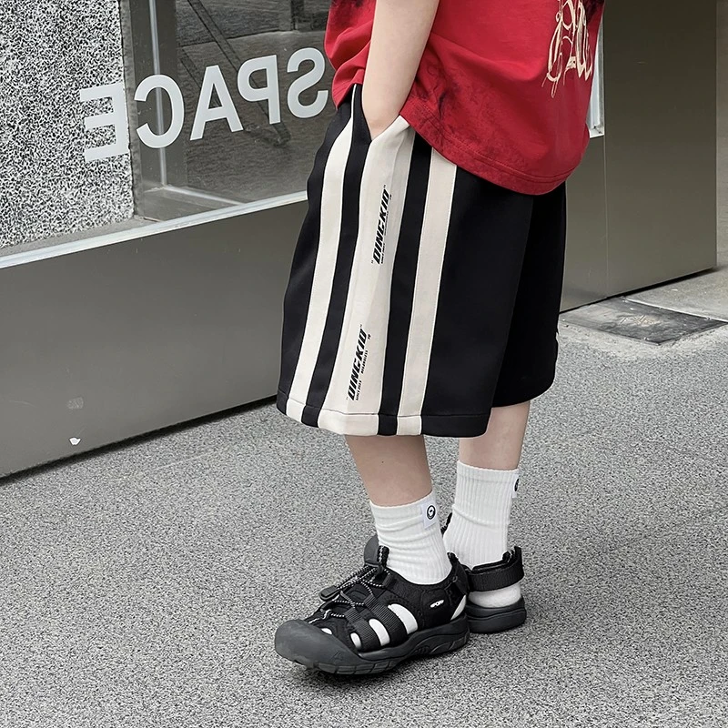 童装男童帅气短裤2024户外夏季休闲薄款宽松透气弹性中大童24079