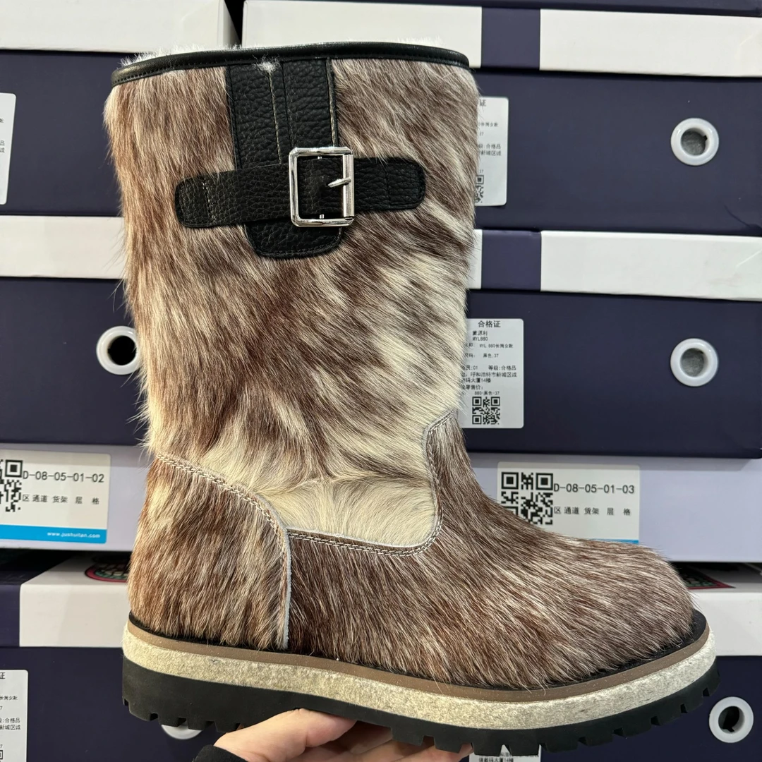 【主播专属】马毛雪地靴 每个颜色只有一双 没有双胞胎不会撞款