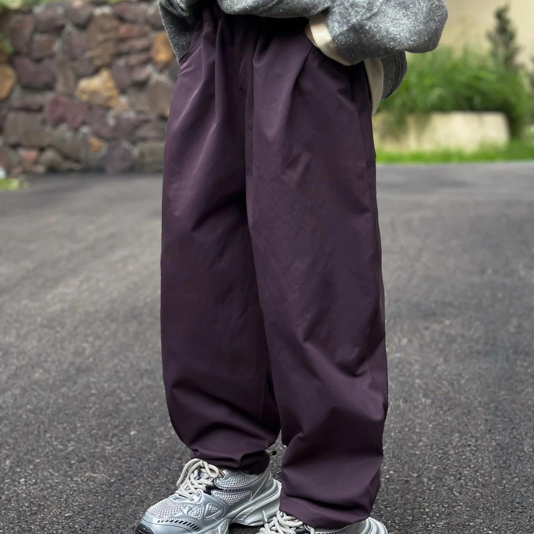 2024春秋休闲裤新款儿童外穿爆款百搭洋气宽松阔腿潮款防风长裤