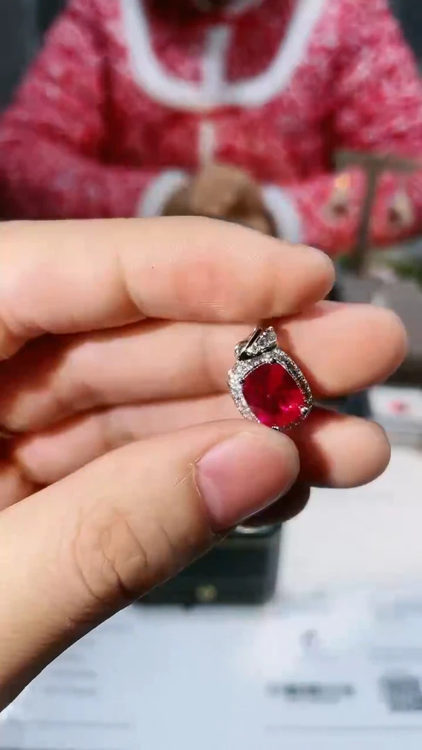 【闪购商品】红宝石颈饰未镶嵌吊坠