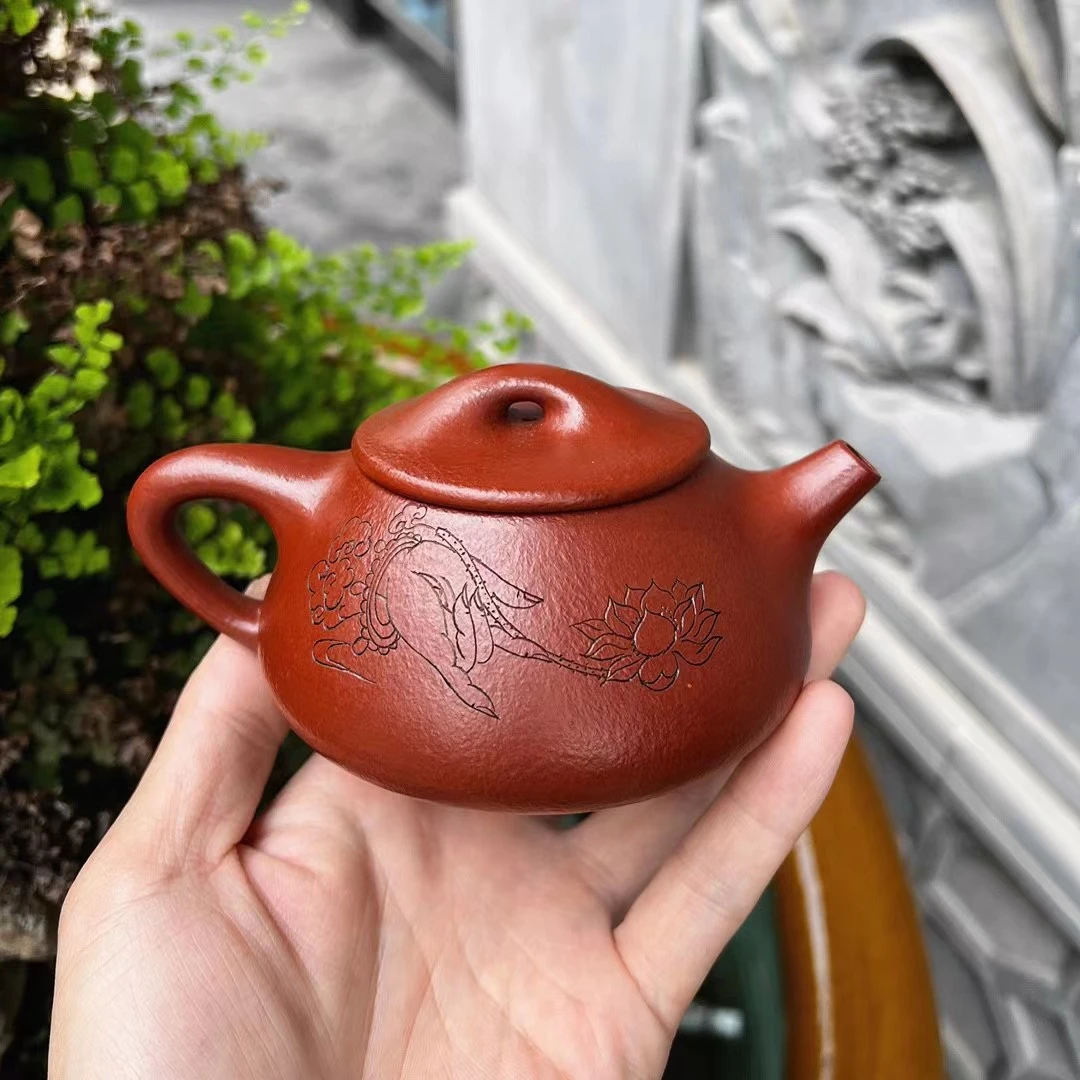 30目粗砂大红袍景舟石瓢-230cc田玲-全手工制作