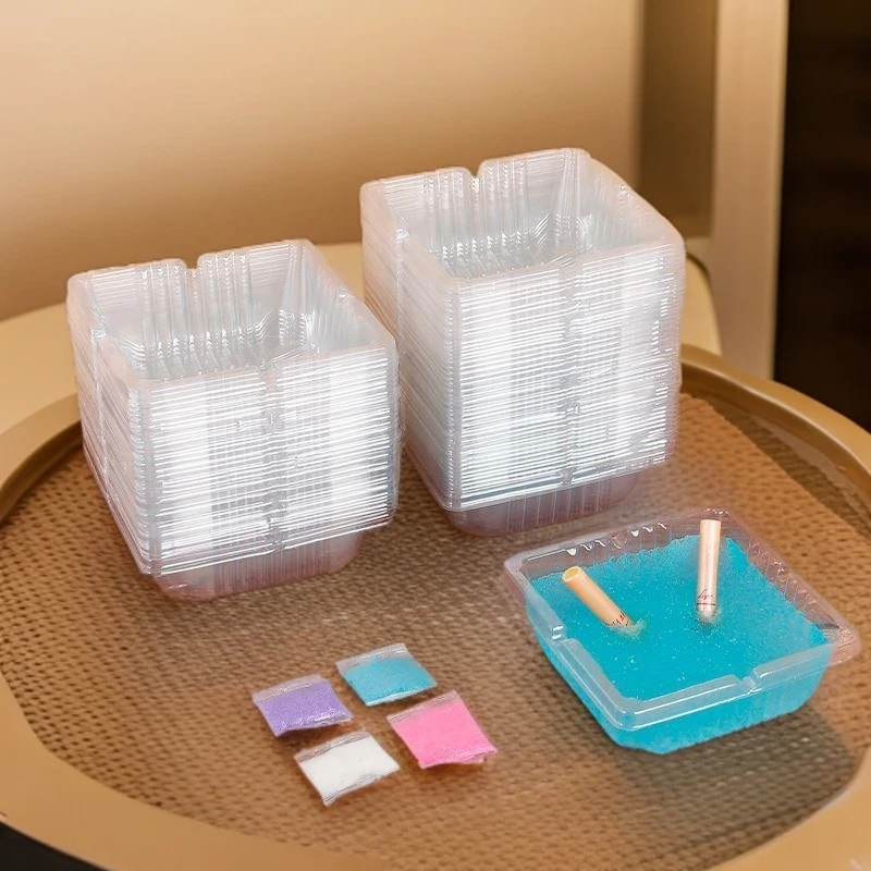 时尚懒人一次性烟灰缸家用防飞灰清洗办公室清洁灭烟沙除异味烟缸