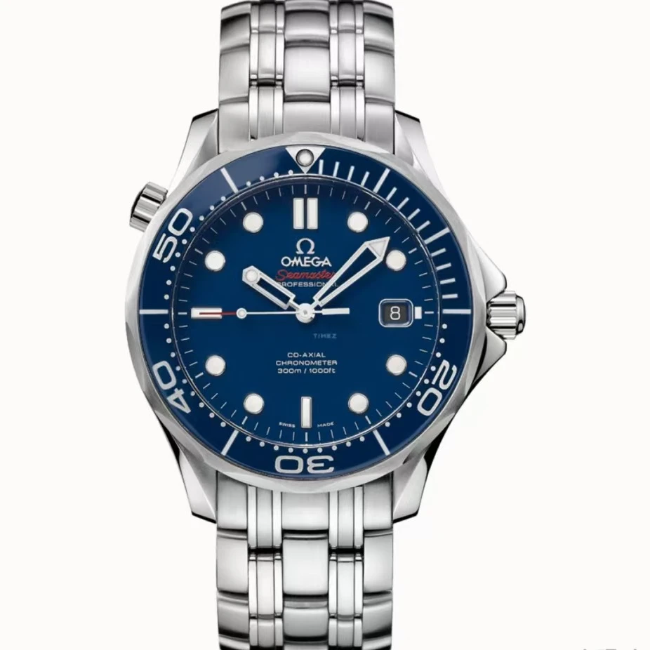 99新 Omega/欧米茄 老佛爷/欧米茄海马300/自动/空白全套/41mm