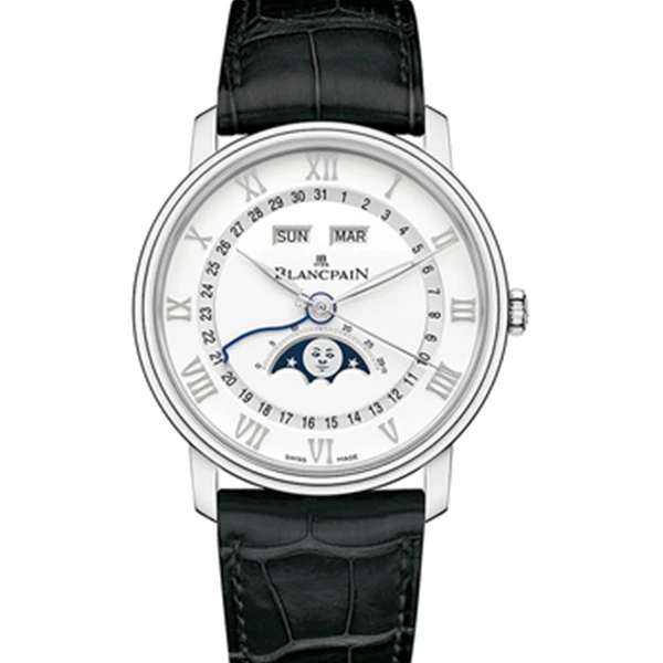 99新 Blancpain 老佛爷/宝珀经典6654/自动机械/19年保卡/40mm