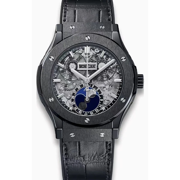 99新 Hublot/宇舶表 老佛爷/宇舶517/自动机械/单表/45mm