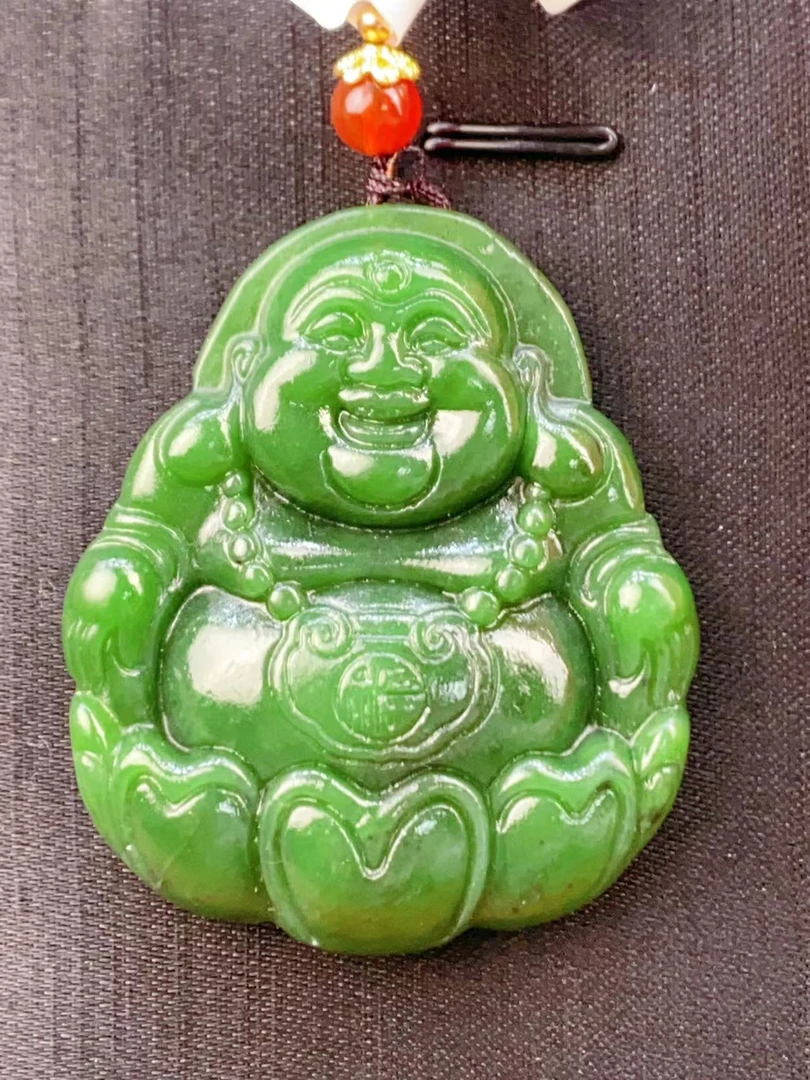 SS小李严选和田玉碧玉佛SS拍一发一多样性发货SS