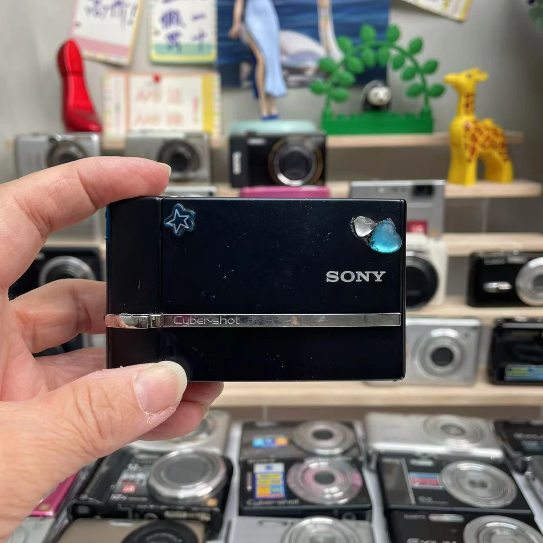 9新 Sony/索尼 T50 全套配件 数码CCD相机 福利价